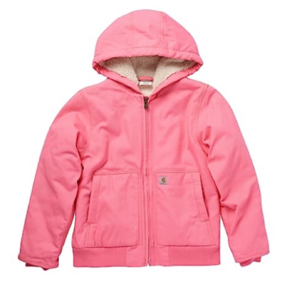 Pink Carhartt Jacket (Size 14/L)